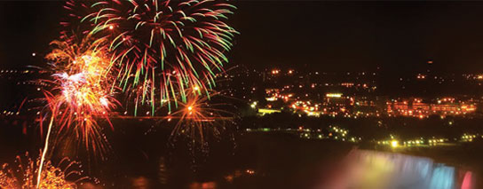 Ramada By Wyndham Niagara Falls By The River - Fireworks over Niagara Falls